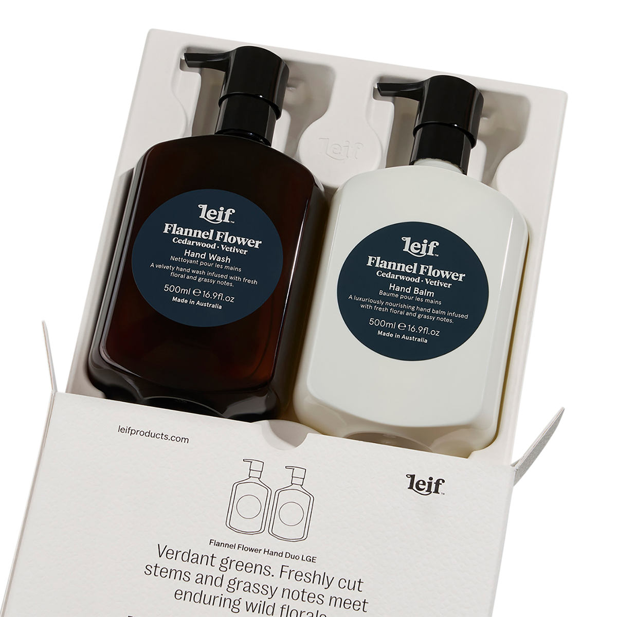 Leif - Flannel Flower Hand Duo Large