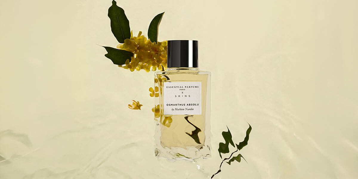Skins x Essential Parfums Osmanthus Absolu: een geur voor late zomeravonden