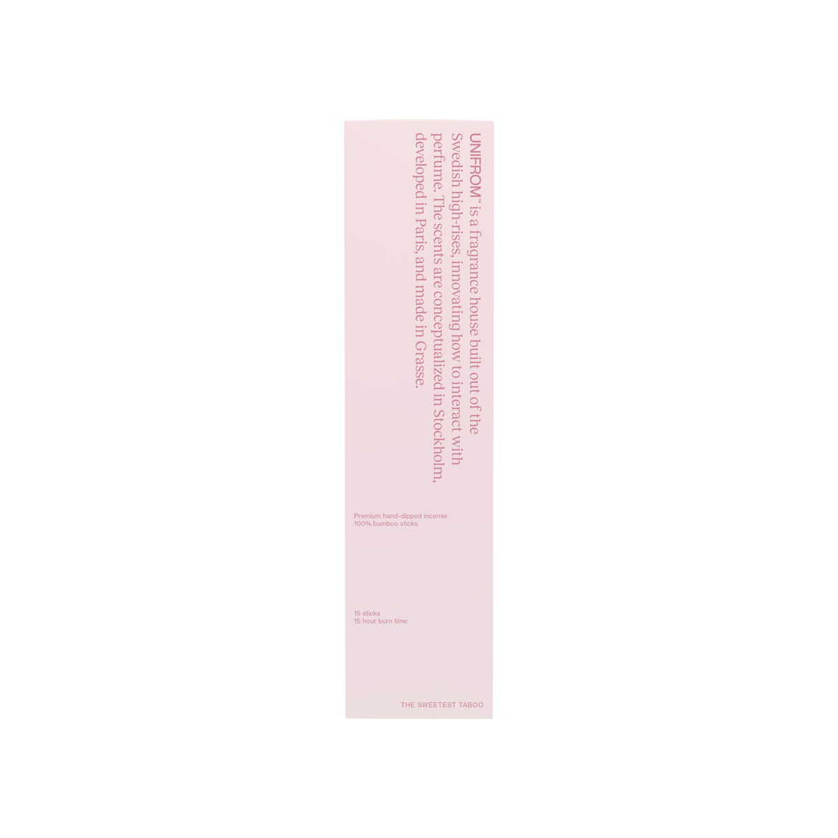 Unifrom - Sweetest Taboo Incense Sticks (15 st.)