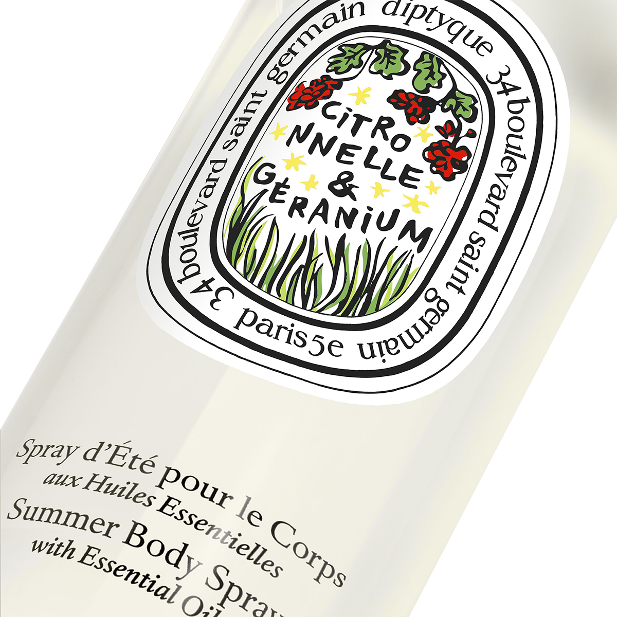Diptyque - Citronnelle & Géranium Body Spray