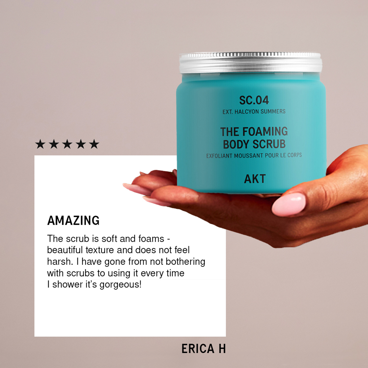 AKT London - The Foaming Body Scrub
