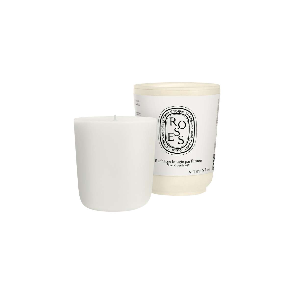 Diptyque - Roses Classic Scented Candle Refill