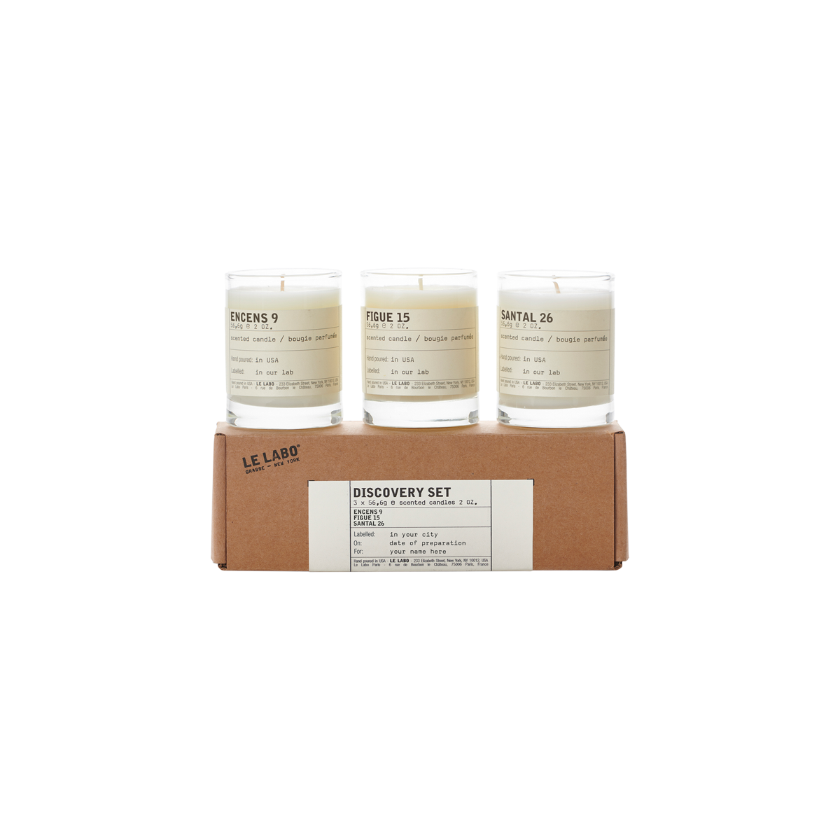 Le Labo fragrances - XMAS 2022 Classic Candle Discovery Set