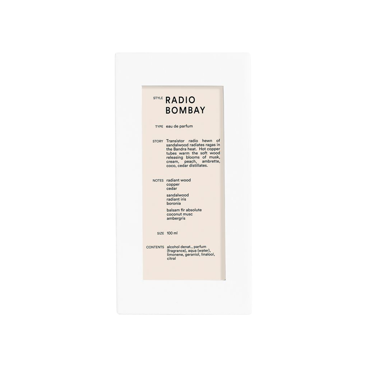 D.S. & DURGA - Radio Bombay Eau de Parfum