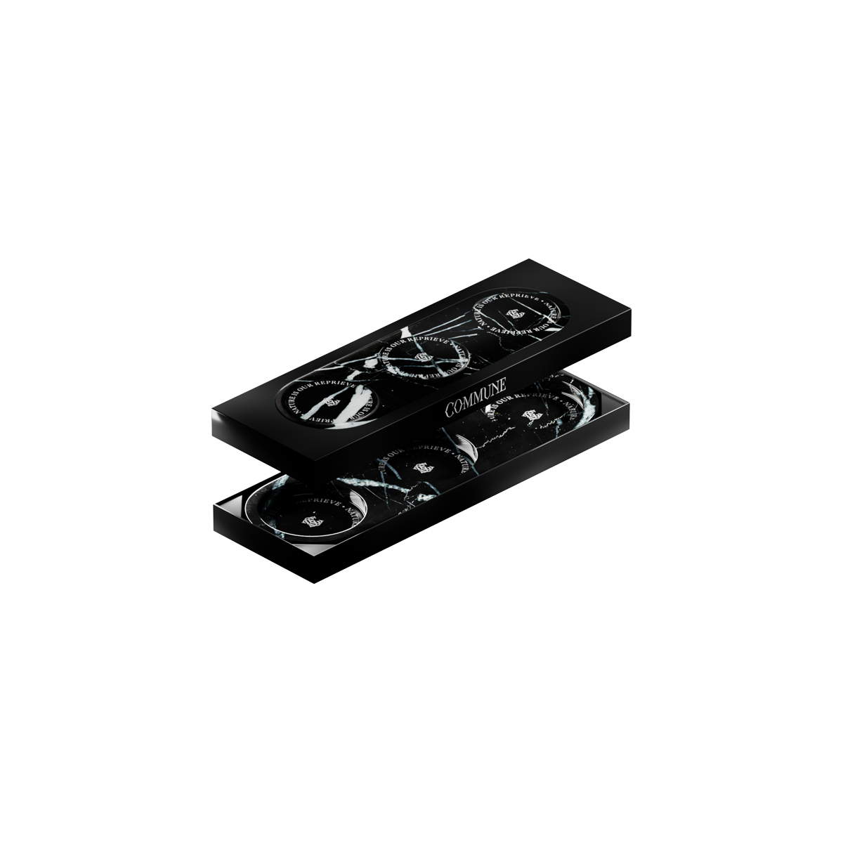 Commune - Triple Marble Tray
