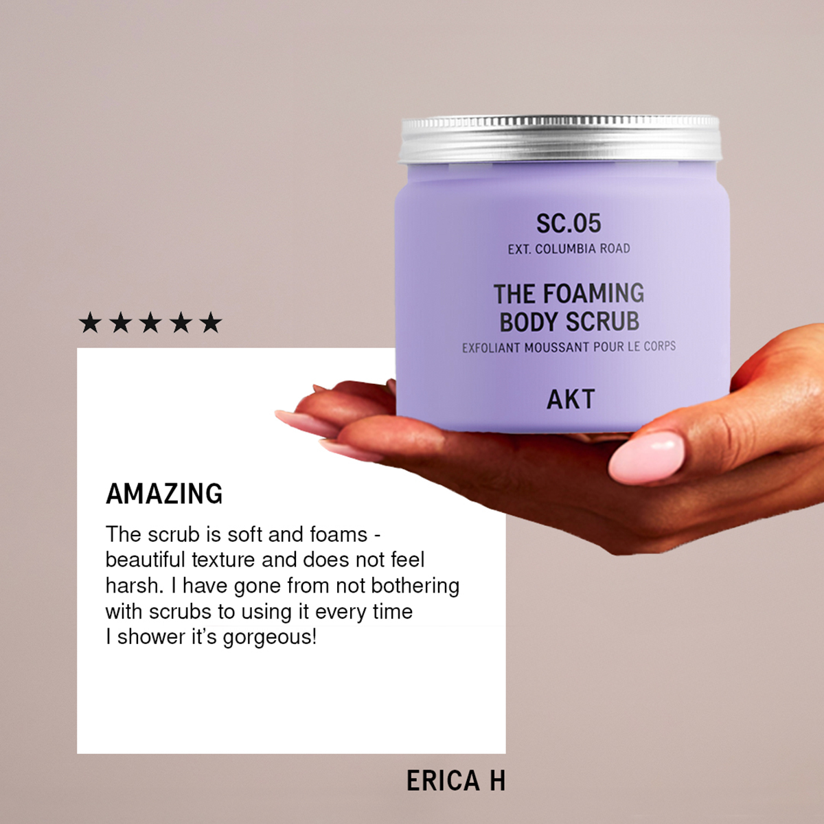 AKT London - The Foaming Body Scrub