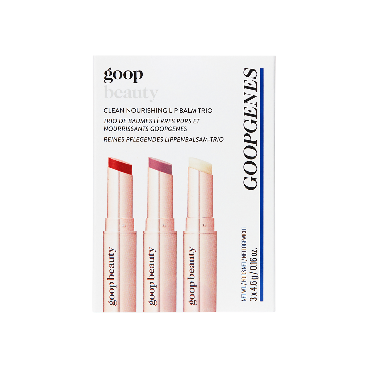 goop - Clean Nourishing Lip Balm Trio