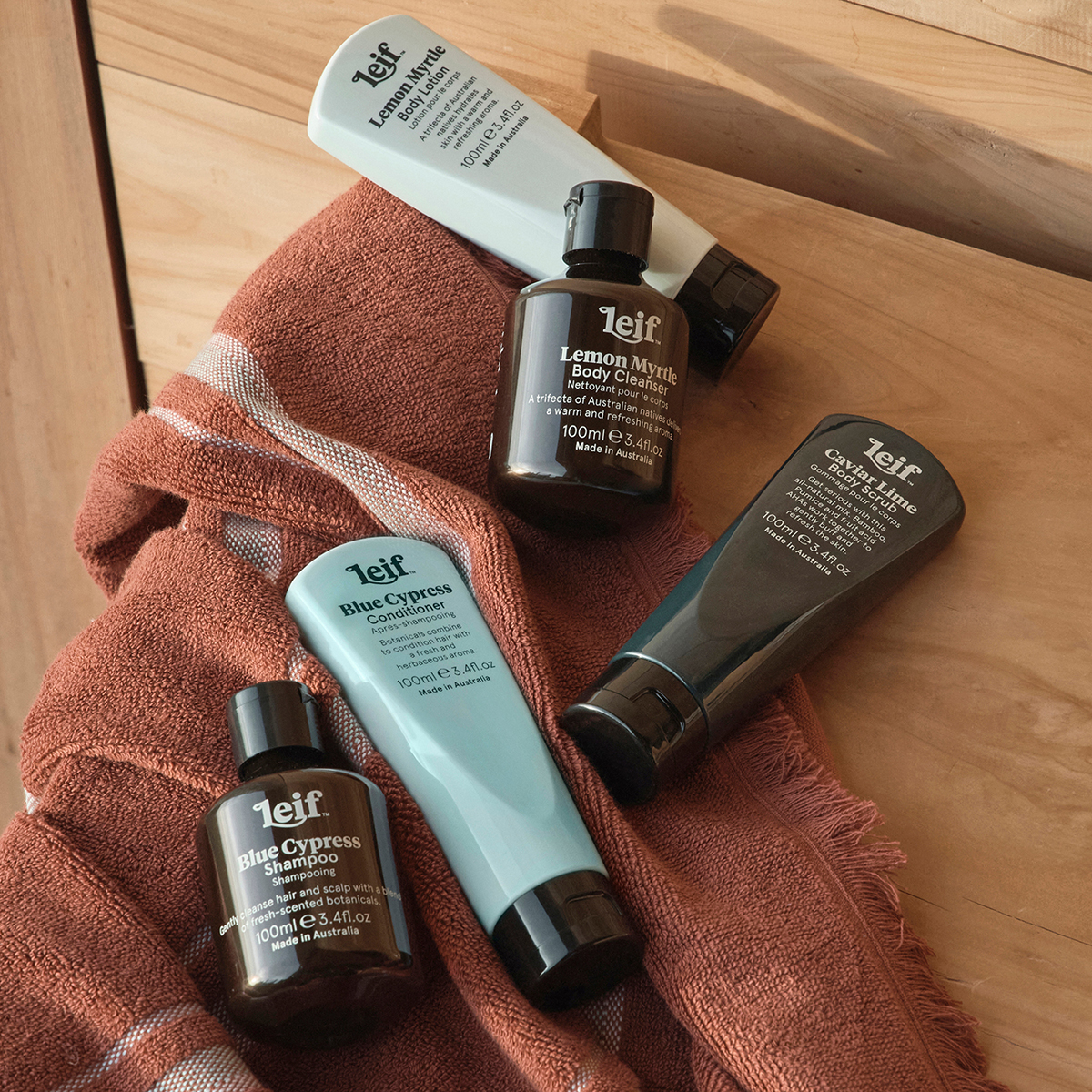 Leif - Lemon Myrtle Travel Set