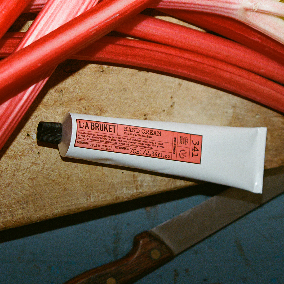 L:a Bruket - Rhubarb / Geranium Hand Cream