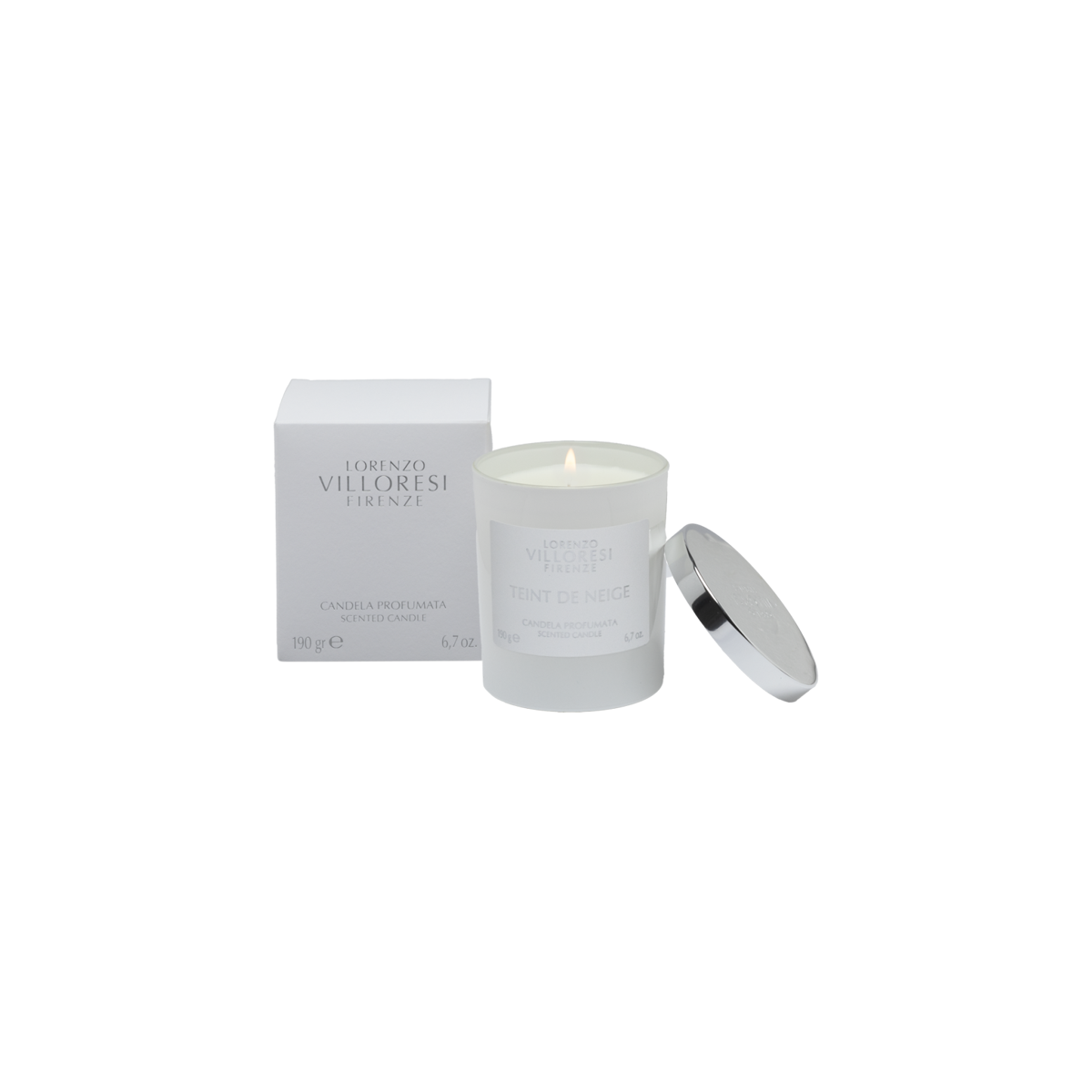 Lorenzo Villerosi - Teint de Neige Scented Candle Lorenzo Villerosi - Teint de Neige Scented Candle