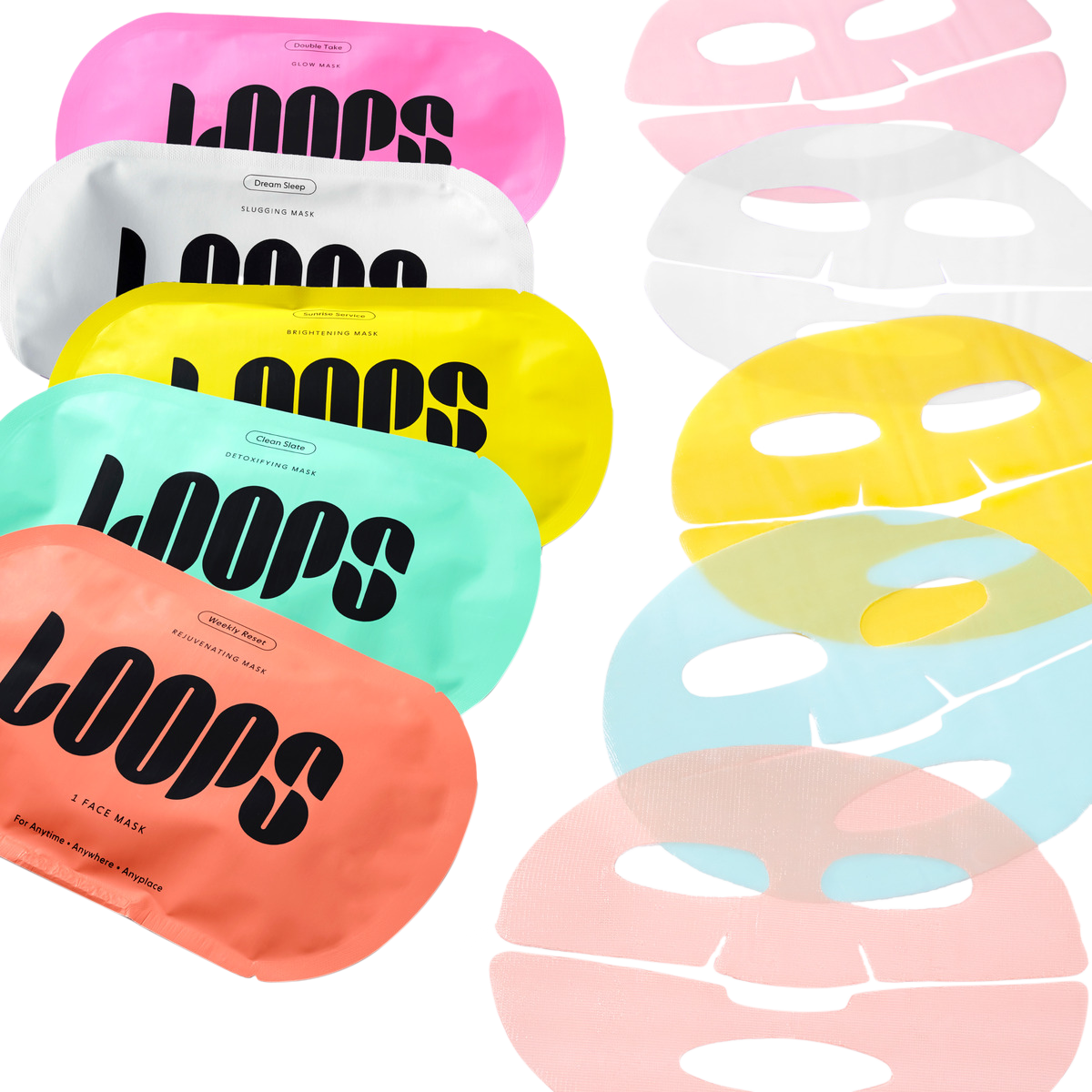 LOOPS - Variety Loop Assorted Face Masks 5x