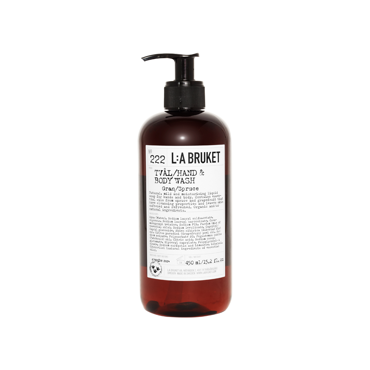 L:a Bruket - 222 Hand & Body Wash Spruce