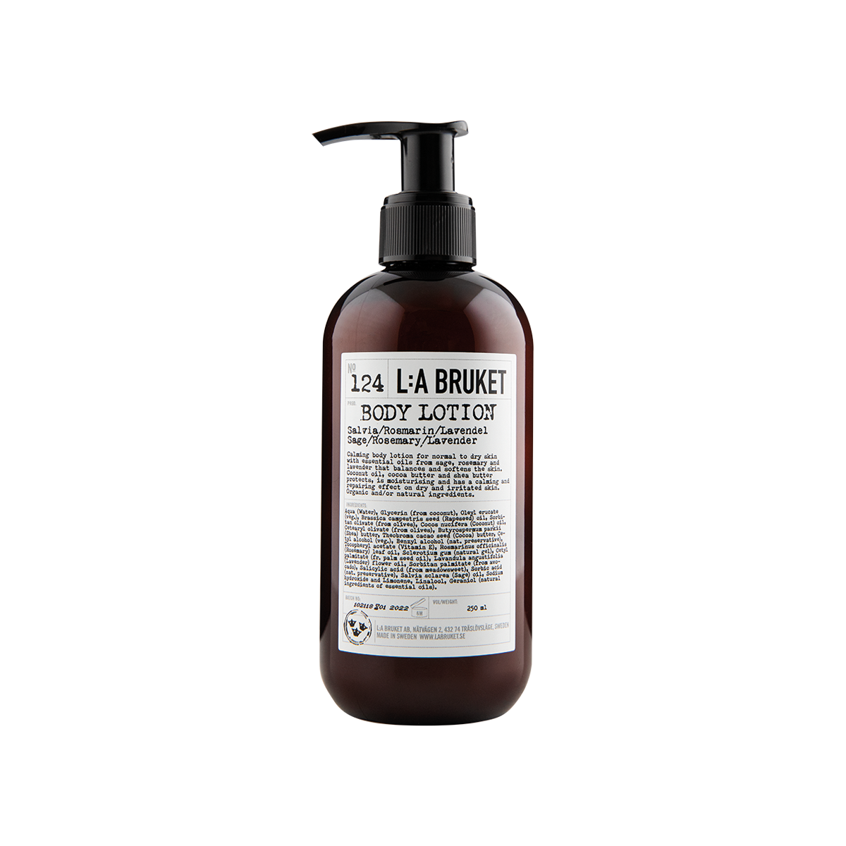 L:a Bruket - 124 Body Lotion Sage