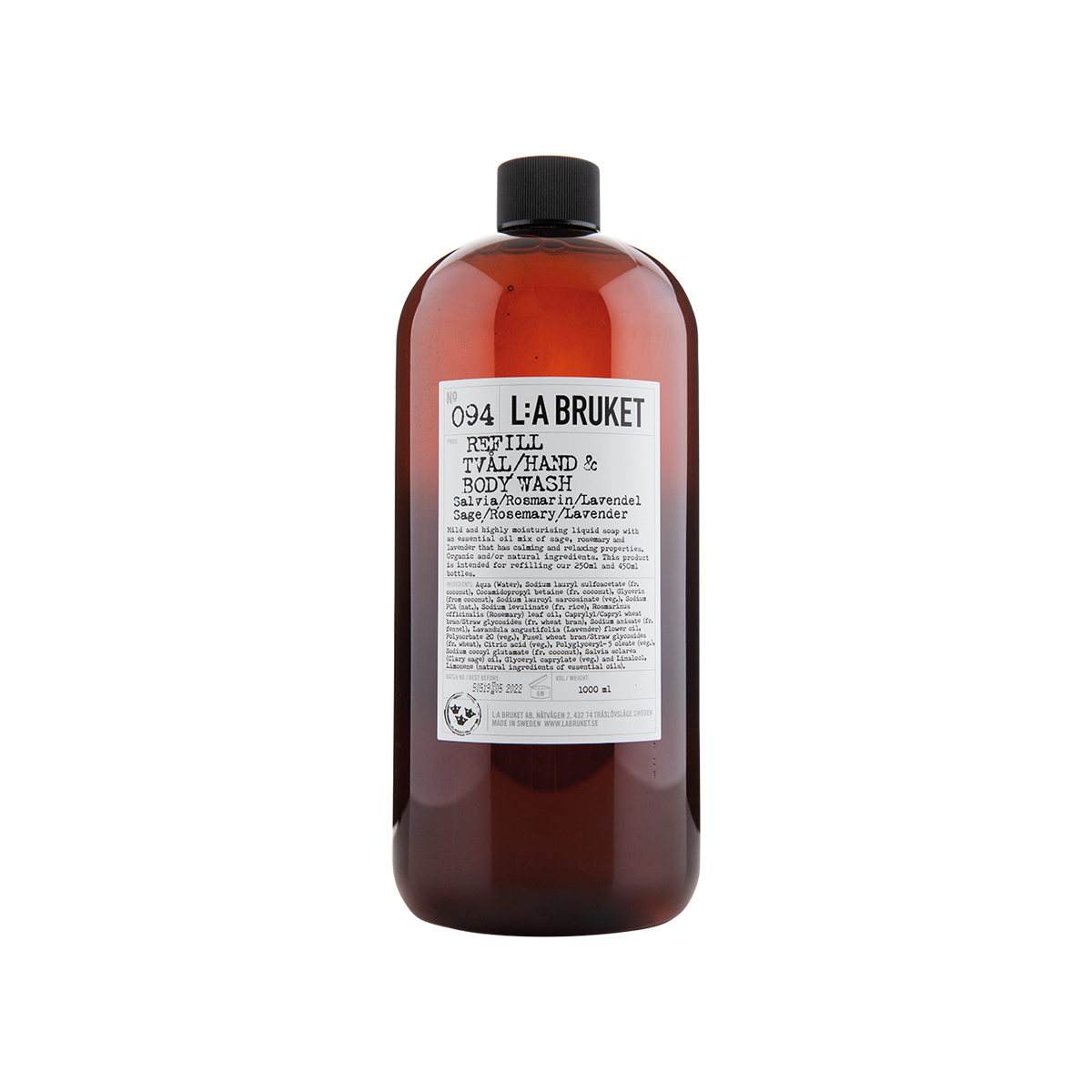 L:a Bruket - 094 Hand & Body Wash Refill