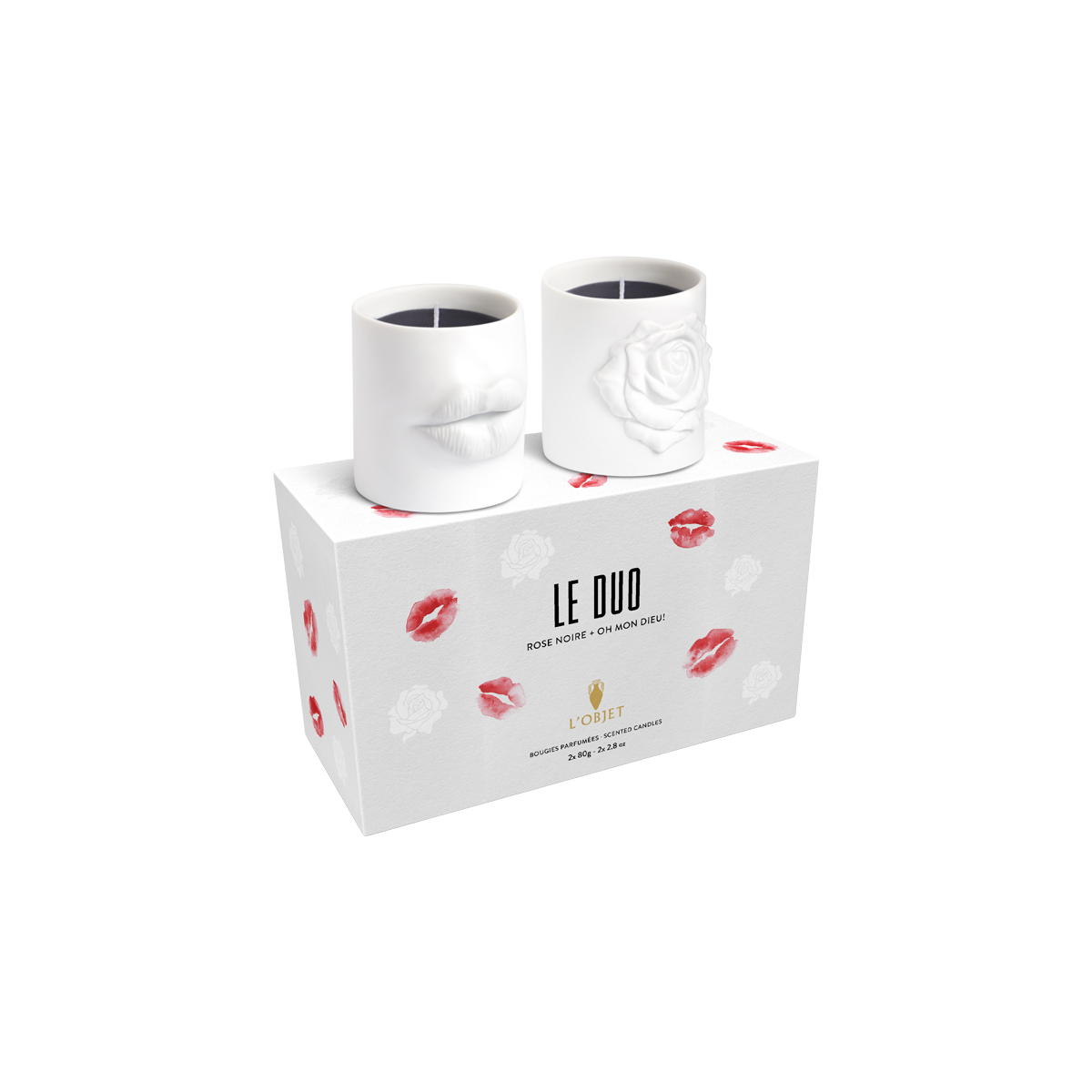 L'Objet - Le Duo Oh Mon Dieu! + Rose Noire Candle
