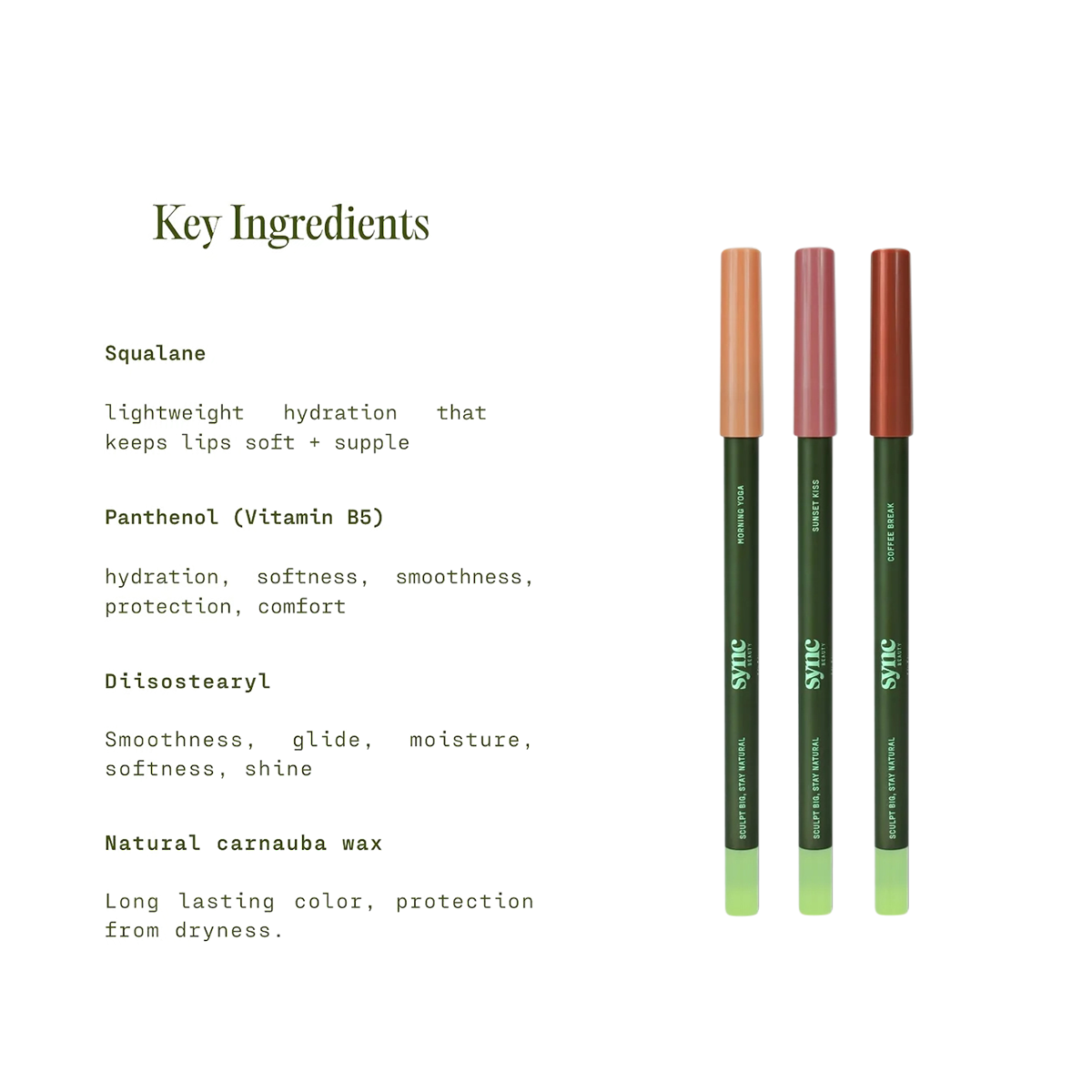 Sync Beauty - Lip Liner Morning Yoga