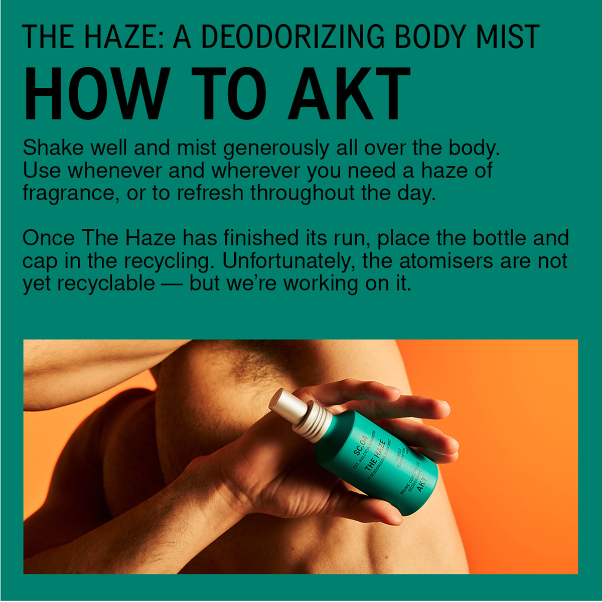 AKT London - Haze Body Deo Mist