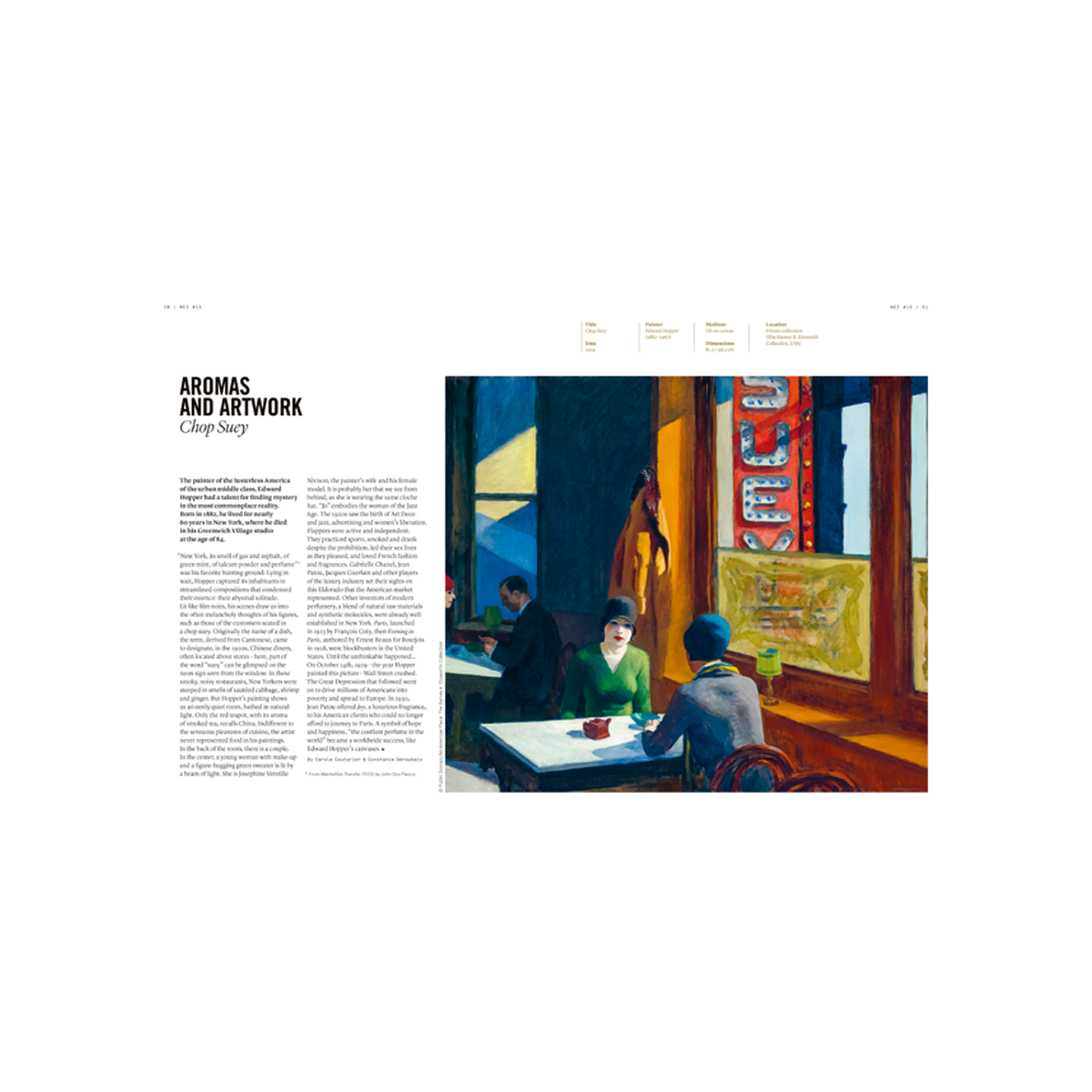 By Nez - The Olfactory Magazine 15 As Time Goes
