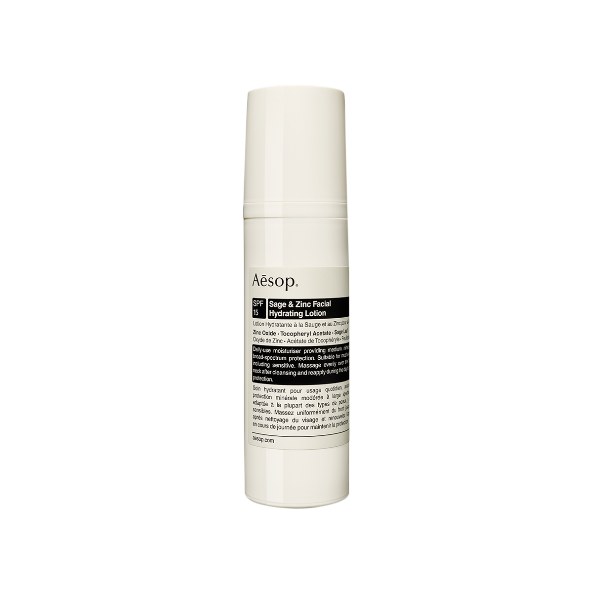 Sage Zinc Facial Hydrating Lotion SPF15 50ml