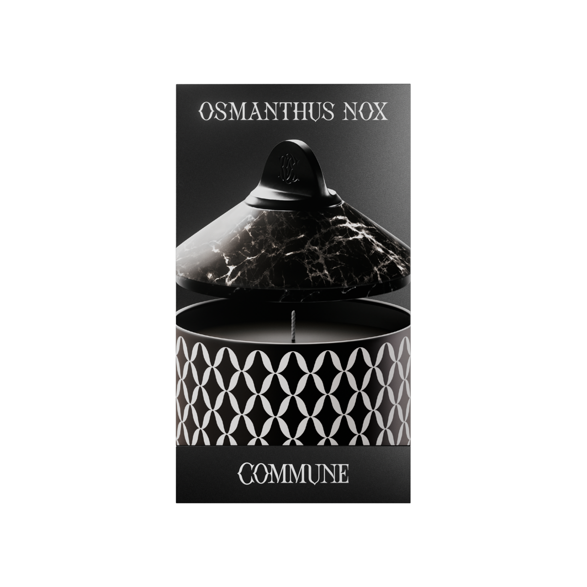 Commune - Osmanthus Nox Candle + Marble Cover