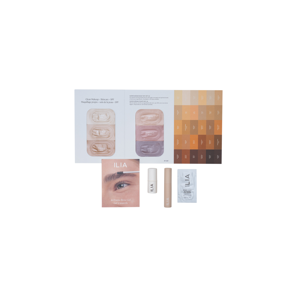 Sample service - Make-up Sample Set ILIA Beauty