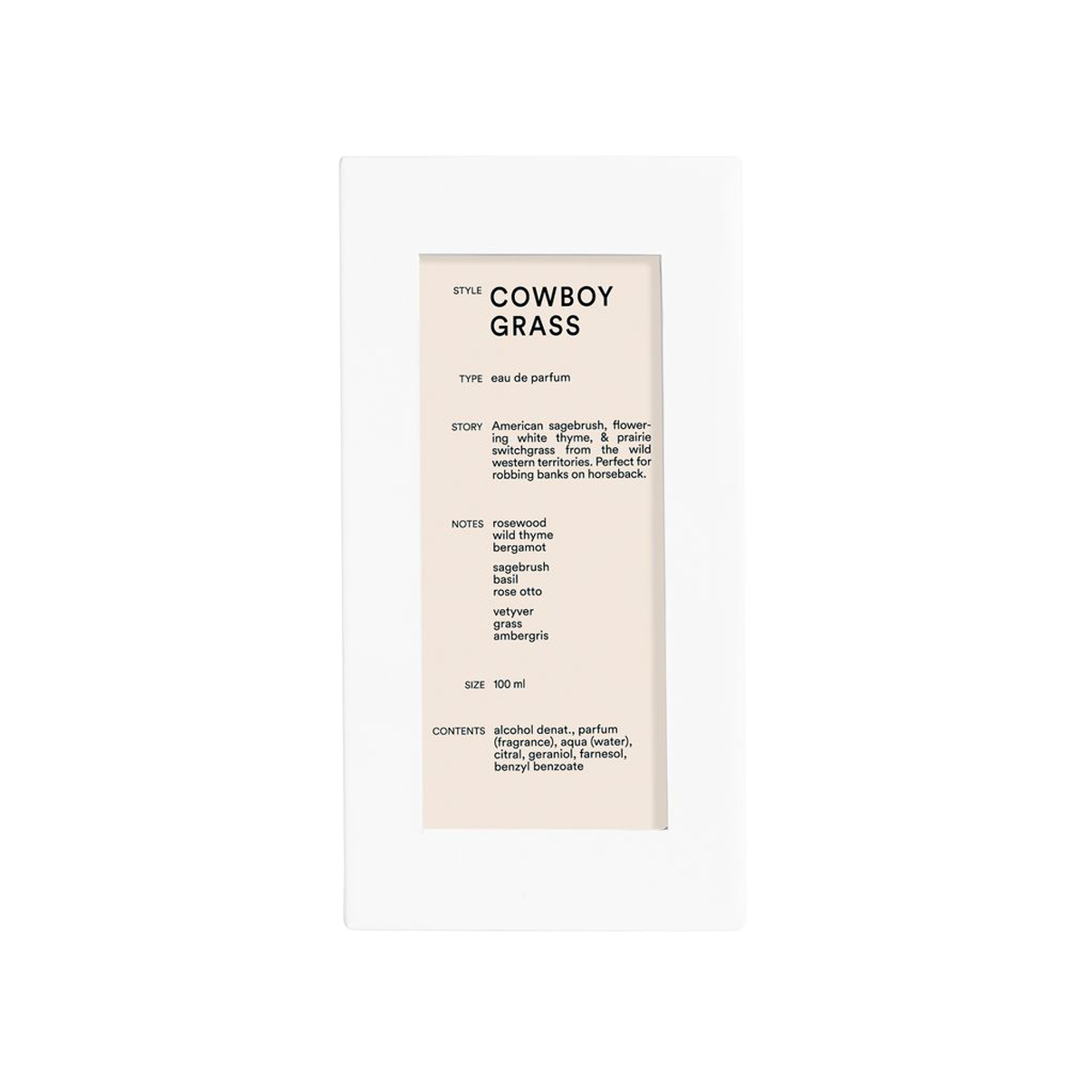 D.S. & DURGA - Cowboy Grass Eau de Parfum