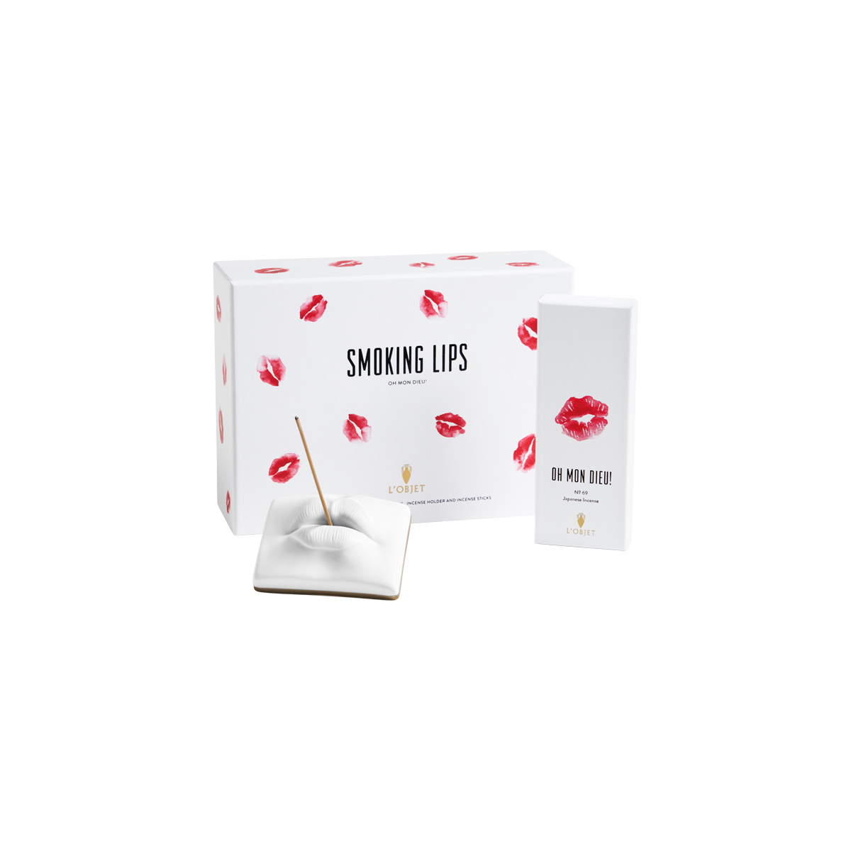 L'Objet - Oh Mon Dieu! Smoking Lips Gift Set