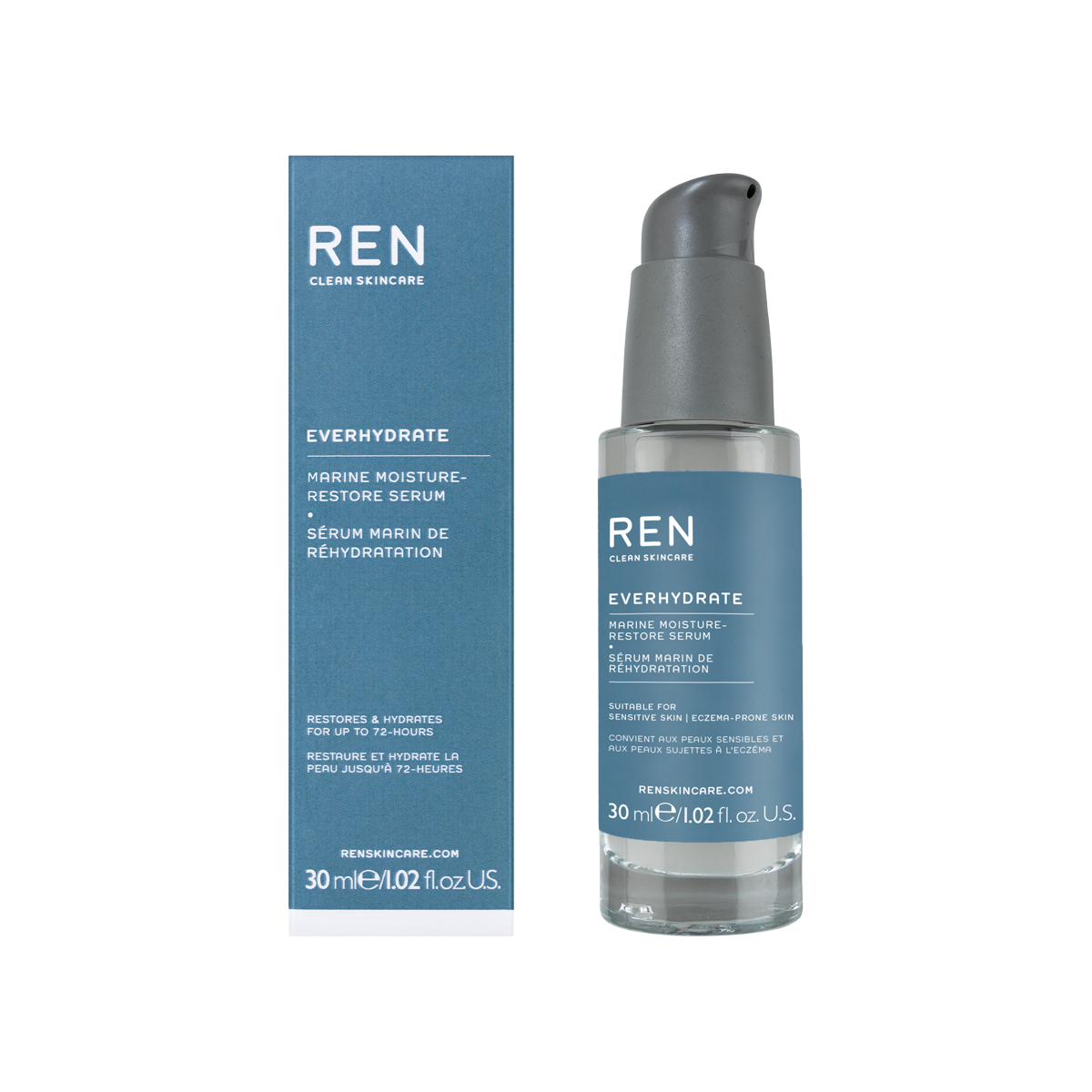 Ren Clean Skincare - Everhydrate Marine Moisture-Restore Seru