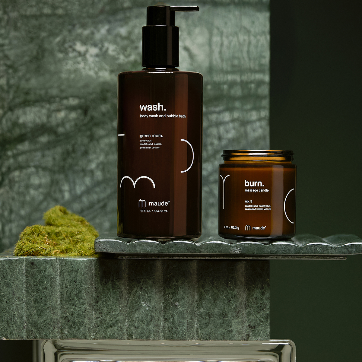 Maude - Body Wash & Bubble Bath Green Room