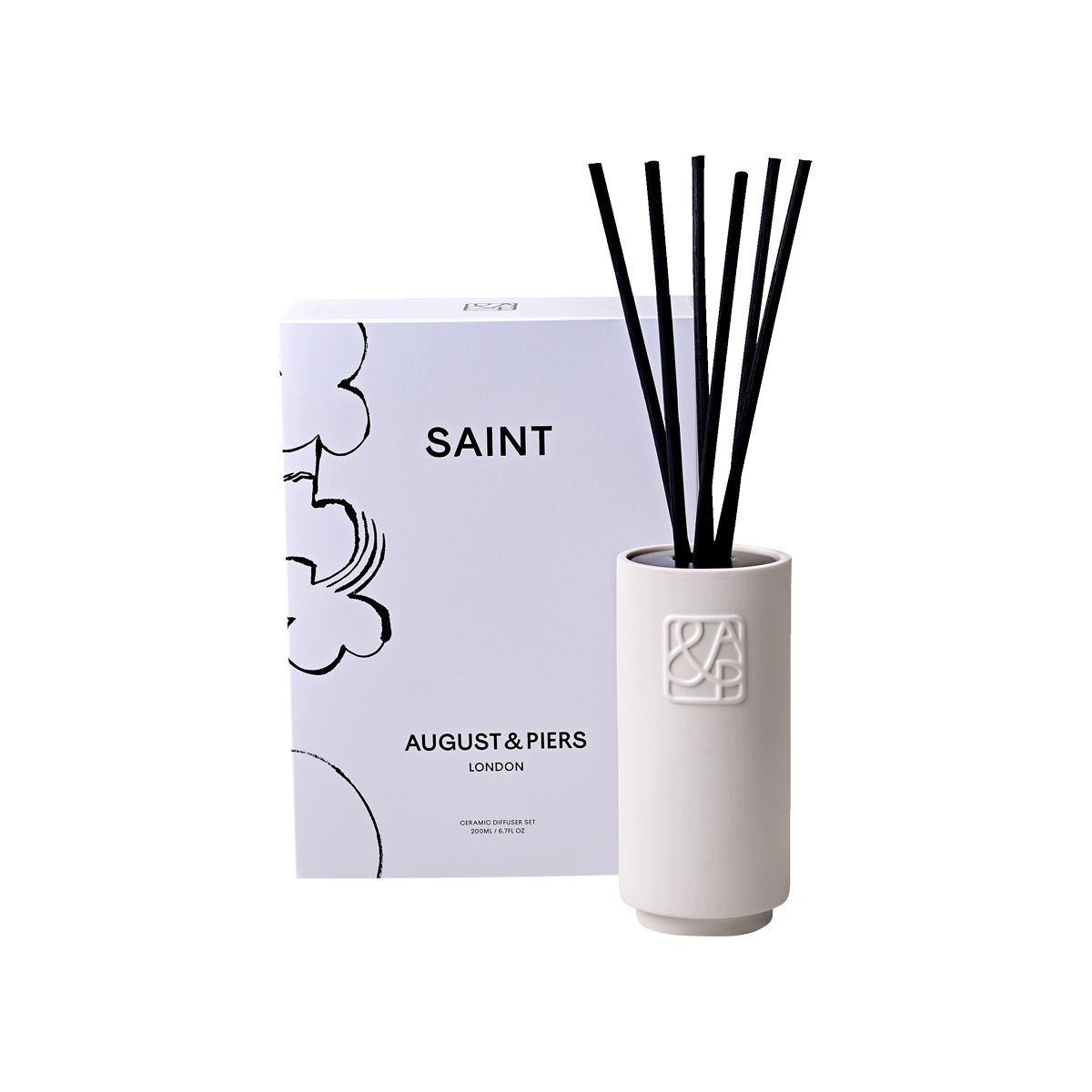 AUGUST&PIERS - Saint Ceramic Diffuser Set