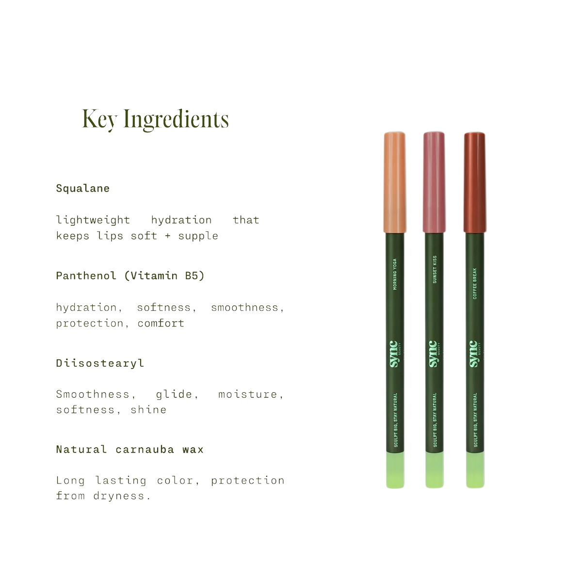 Sync Beauty - Lip Liner Sunset Kiss