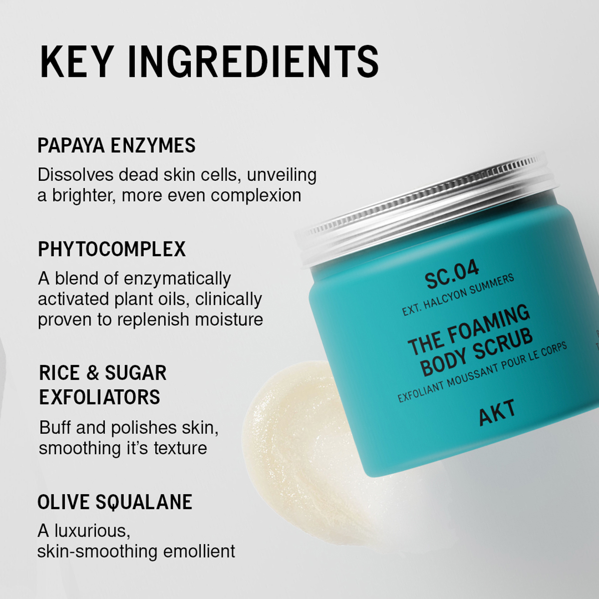 AKT London - The Foaming Body Scrub