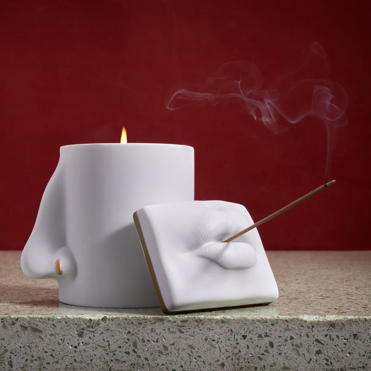 L'Objet - Smoking Lips Incense Holder