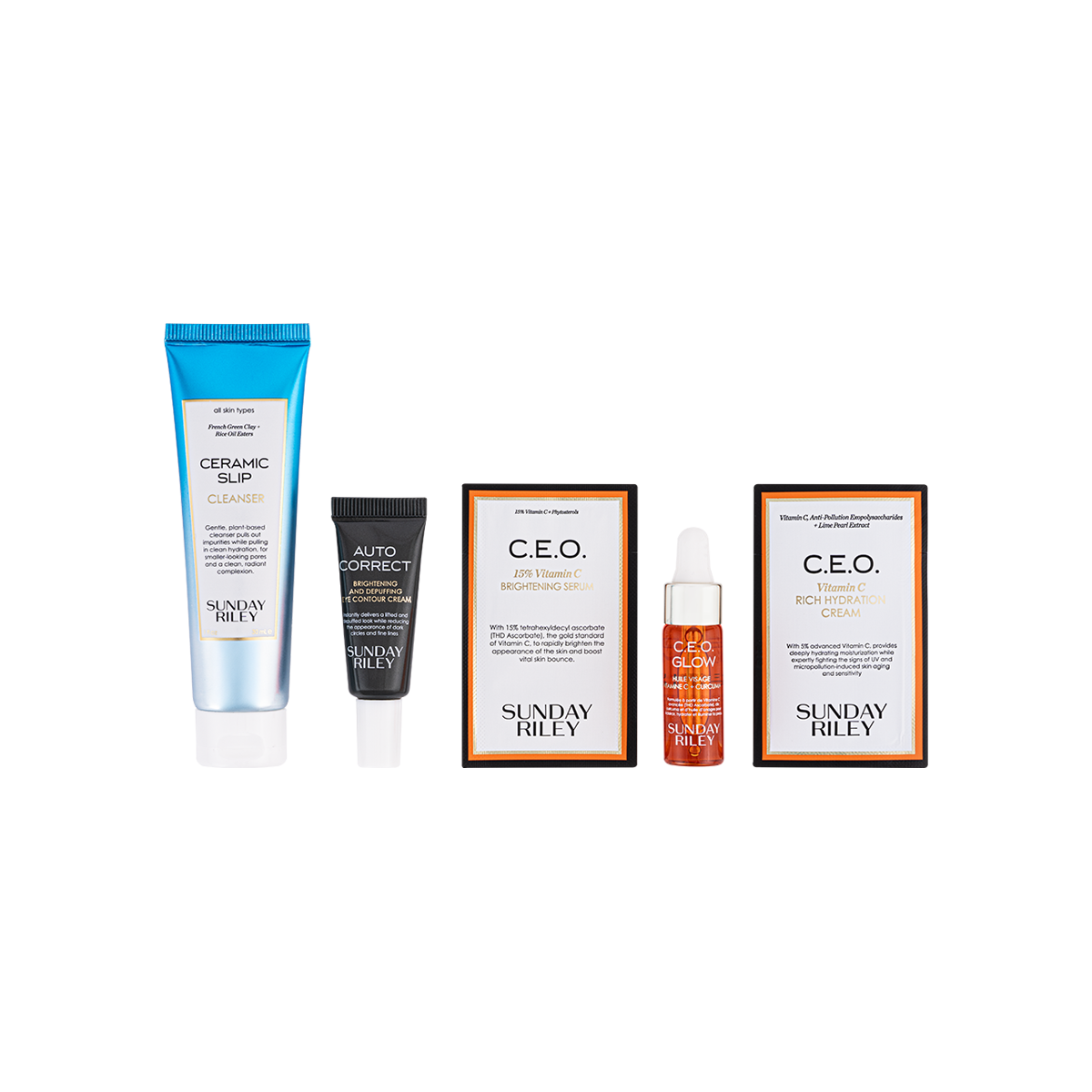 Sample service - Skincare Sample Set Sunday Riley A.M.