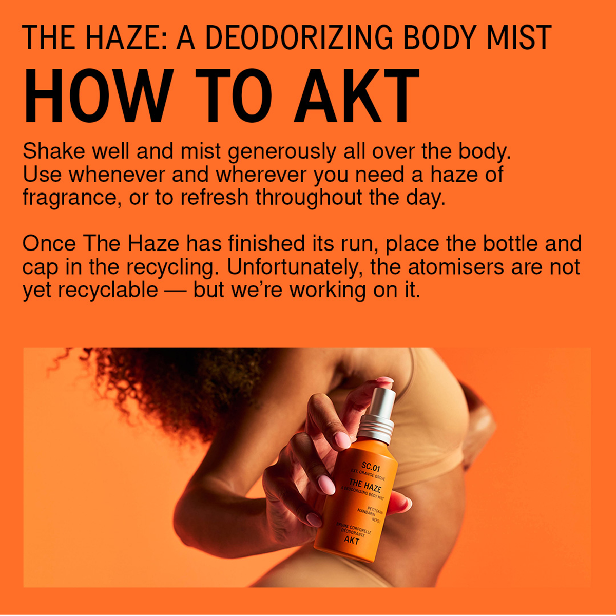 AKT London - Haze Body Deo Mist
