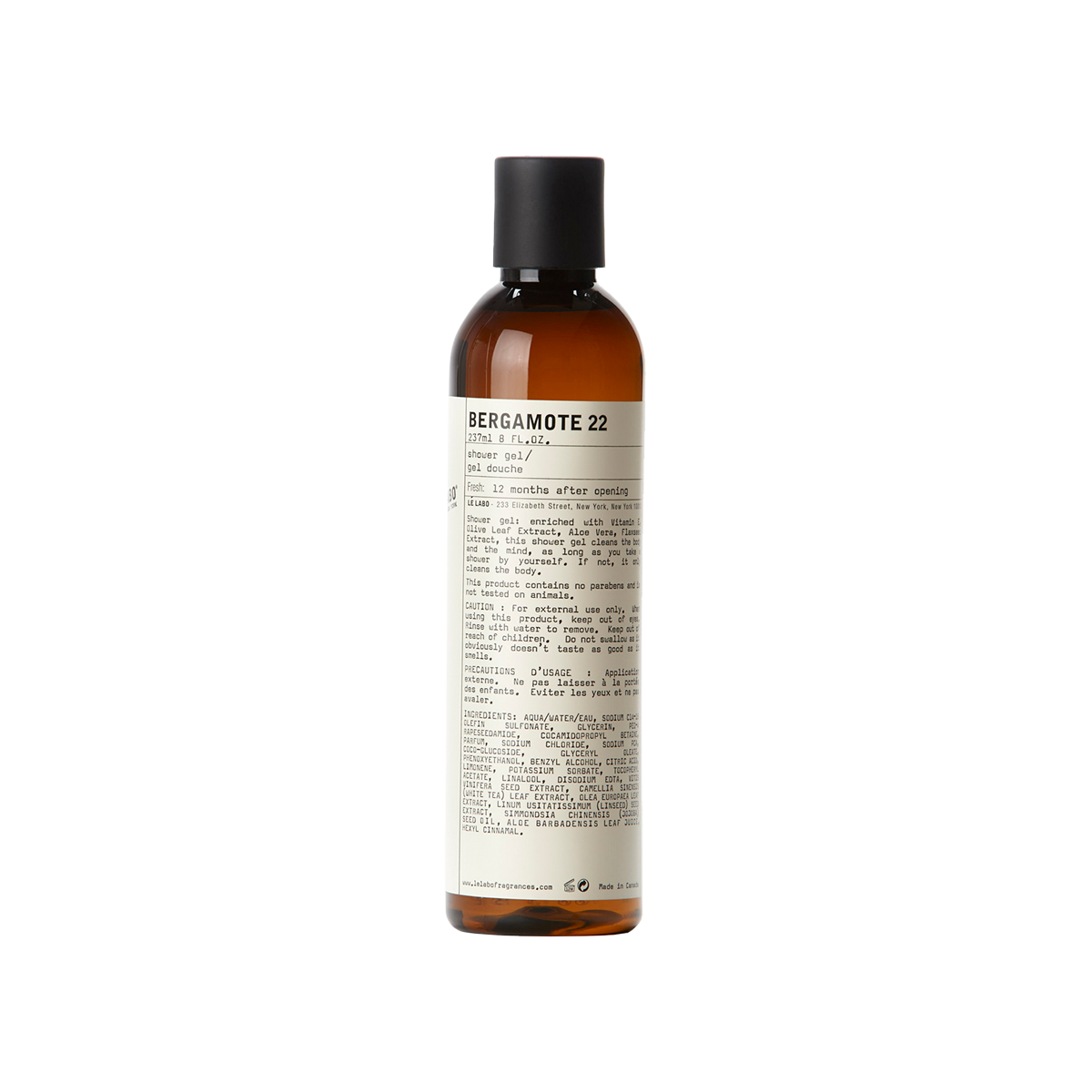 Le Labo fragrances - Bergamote 22 Shower Gel