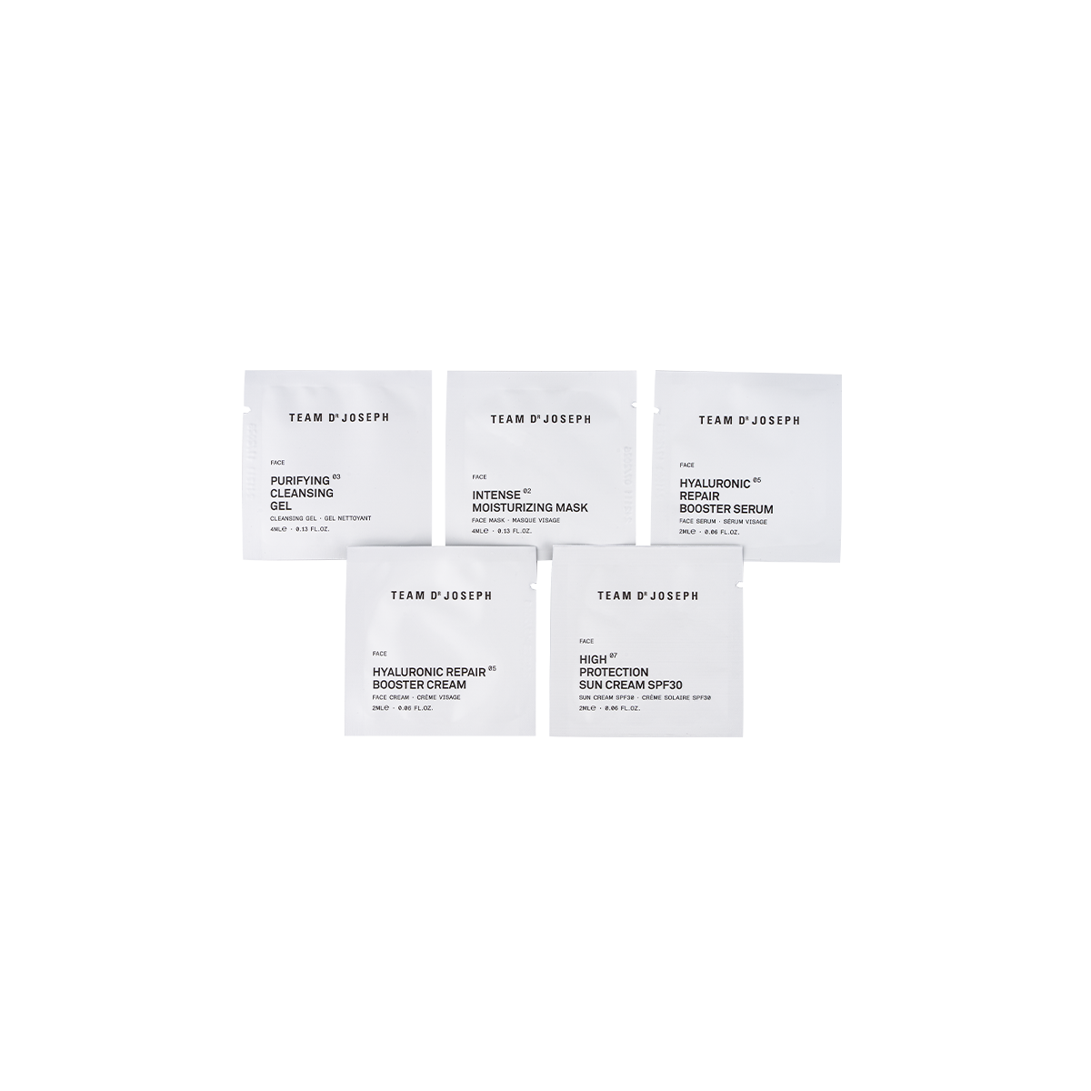 Sample service - Skincare Sample Set Team Dr. Joseph