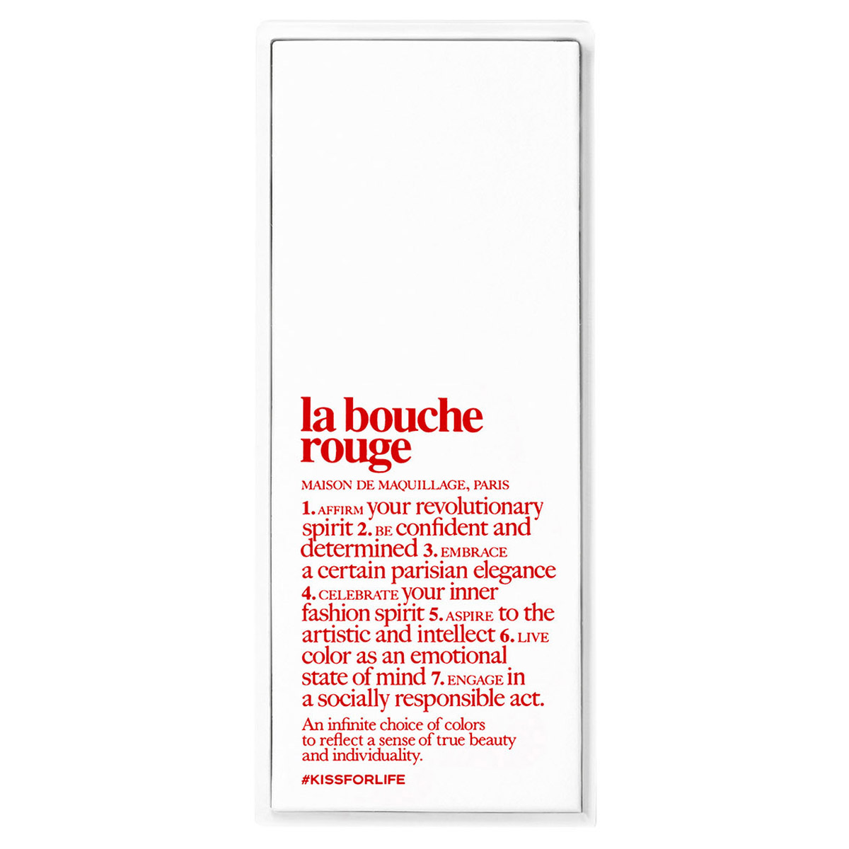 la bouche rouge, Paris - Refillable Vegan  Leather Lipstick  Case