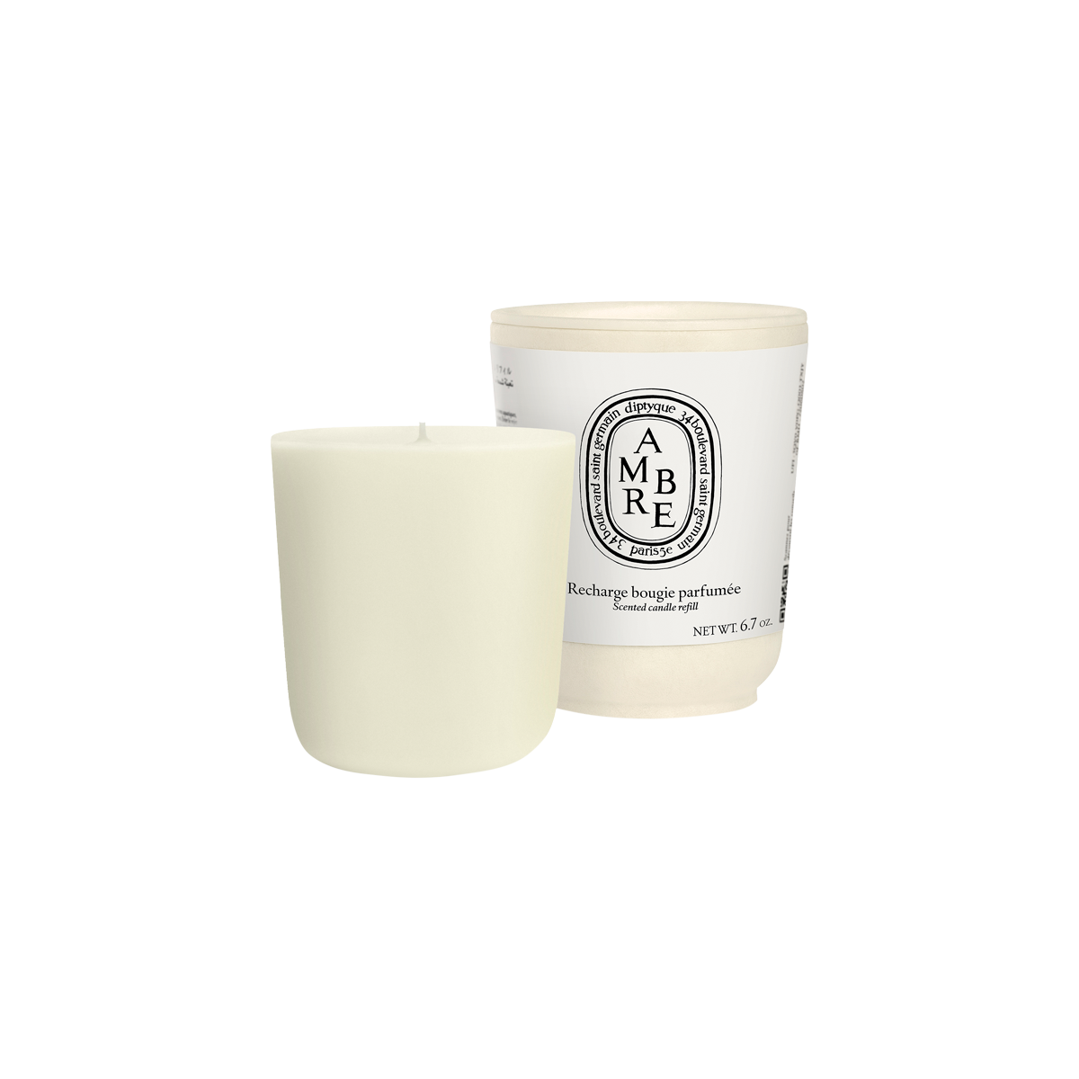 Diptyque - Ambre Classic Scented Candle Refill