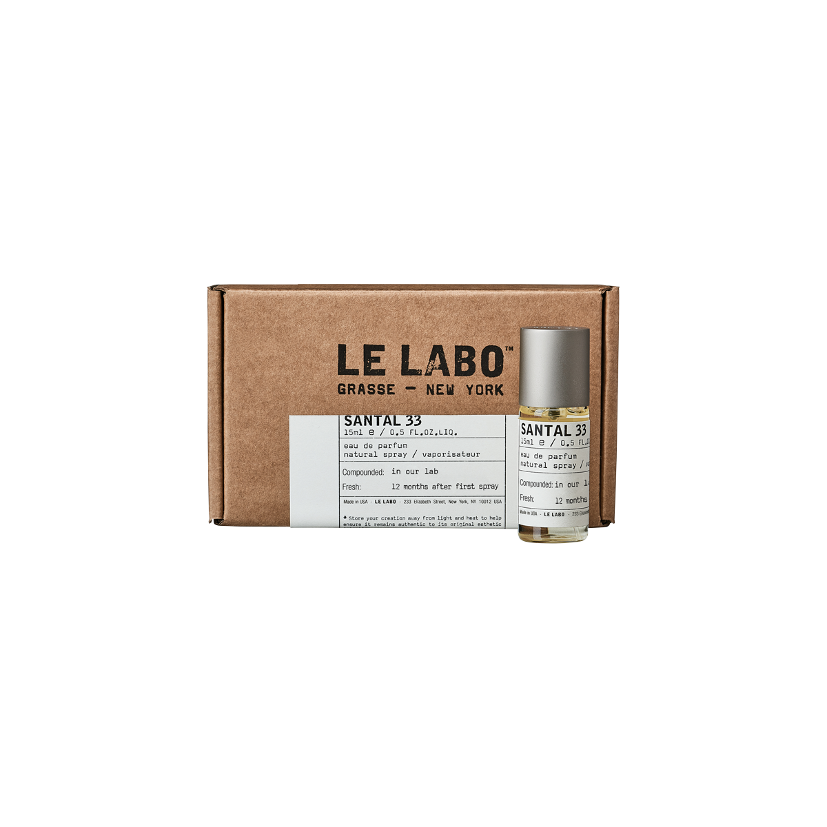 Le Labo fragrances Santal 33 Eau de Parfum 15ml Skins