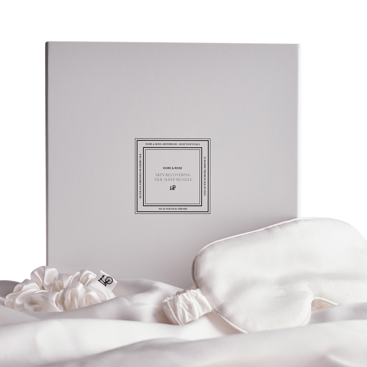 Dore & Rose - Silk Sleep Bundle White