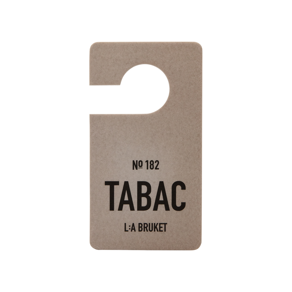 L:a Bruket - 182 Tabac Fragrance Tag