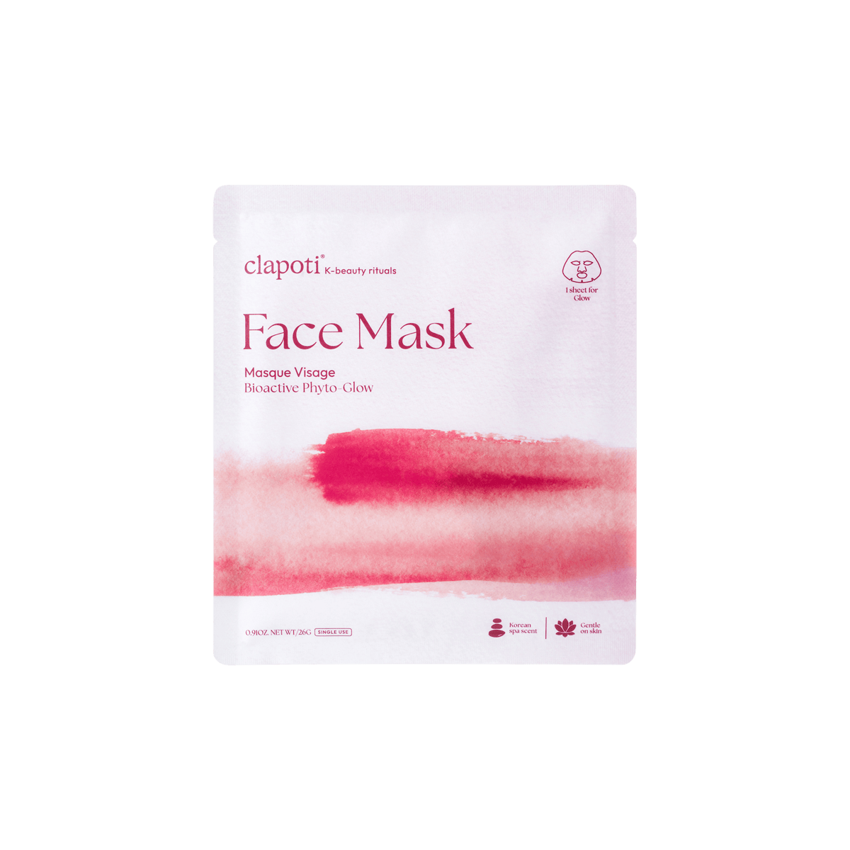 Clapoti - Glow Face Mask