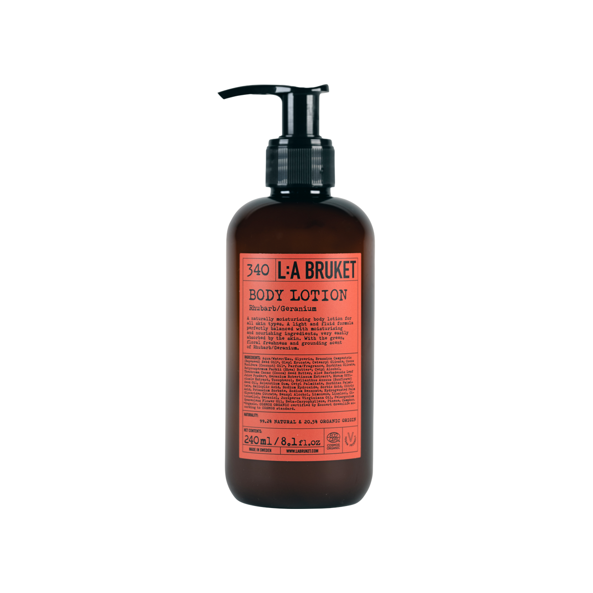 L:a Bruket - Rhubarb / Geranium Body Lotion