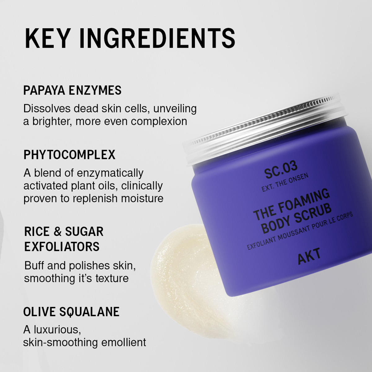 AKT London - The Foaming Body Scrub