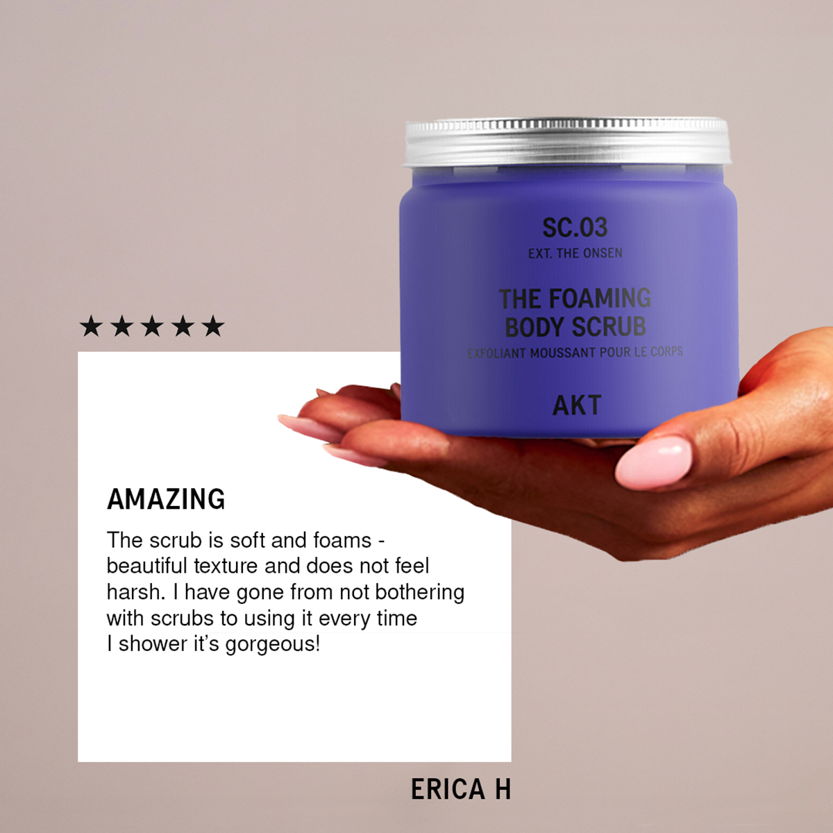 AKT London - The Foaming Body Scrub