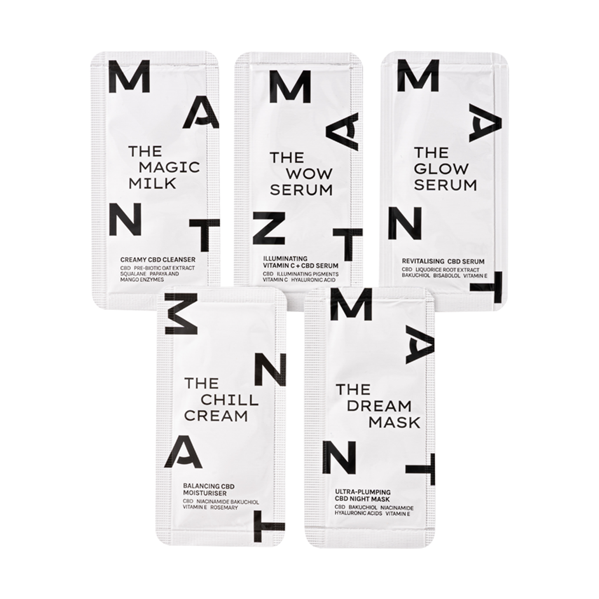 Sample service - Skincare Sample Set Mantle