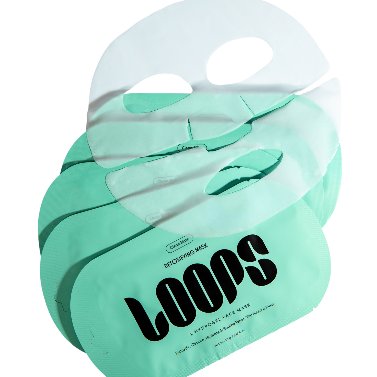 LOOPS - Clean Slate Detoxifying Face Masks 5x