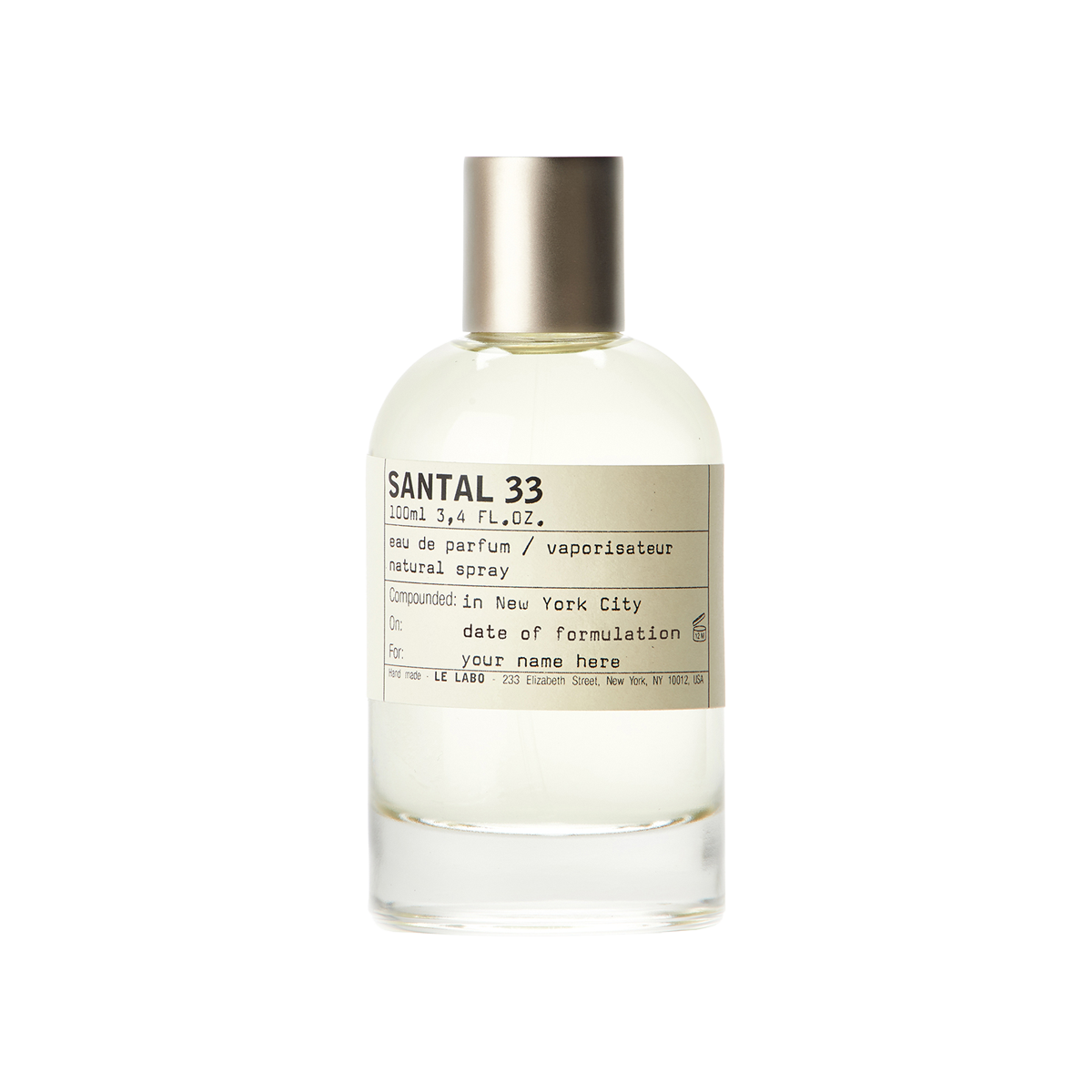 Le Labo fragrances - Santal 33 Eau de Parfum