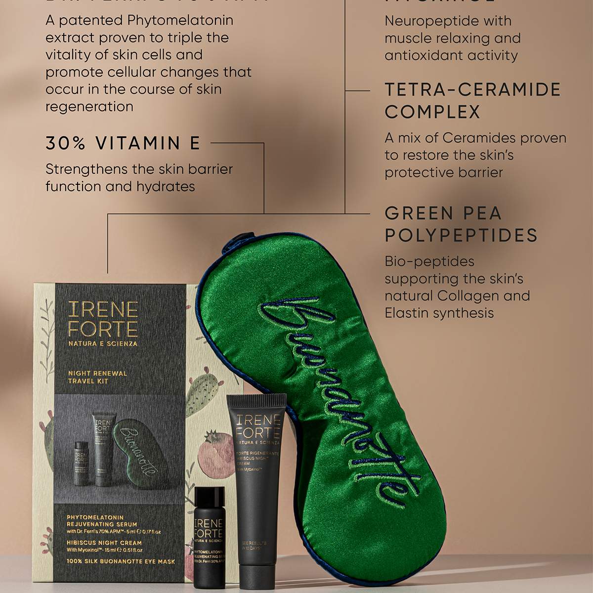 Irene Forte - Night Renewal Travel Kit